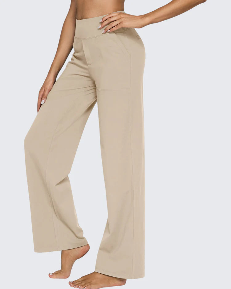 Loose High-Waist Business Casual Pants