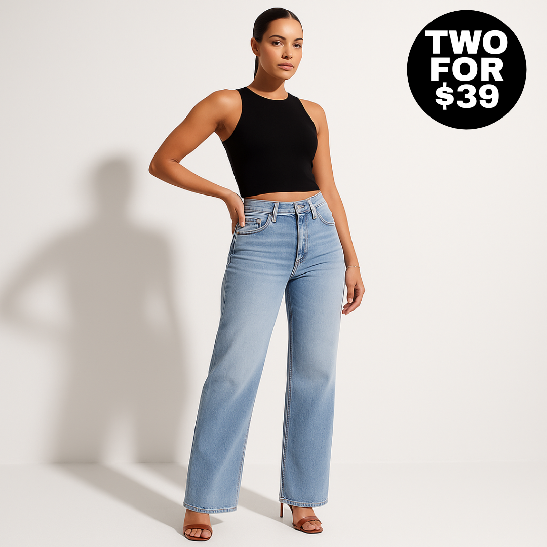 Velure® Mid-low Rise Stretch Jeans